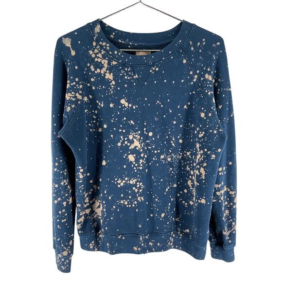 Motherhood Tops - Mother Splattered Blue The Square Sweatshirt Size M